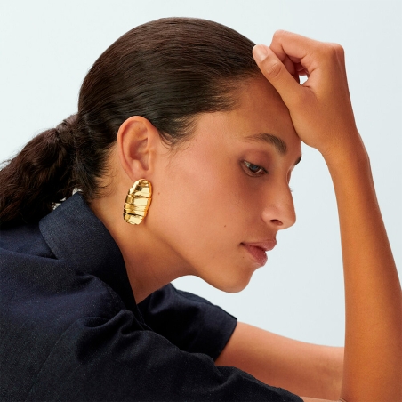 Pendientes Agatha Be dorados 2380769-157-TU