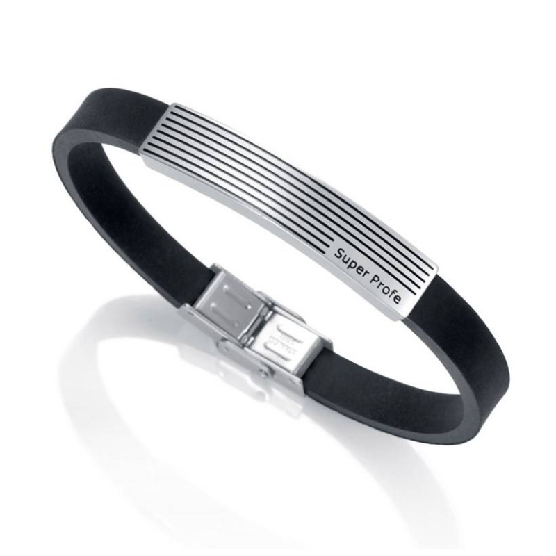 Pulsera Viceroy "Super Profe" Silicona y Acero 6446P01010