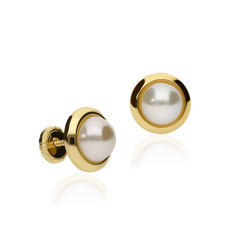 Pendientes Oro 18k y perlas cultivadas "Karen"