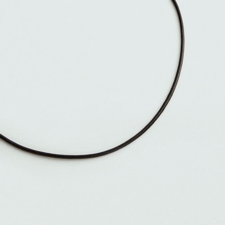 Collar Agatha cordón cuero 2680413-270-TU