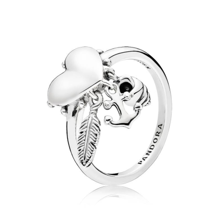 Anillo en plata de ley Símbolos Espirituales 197187