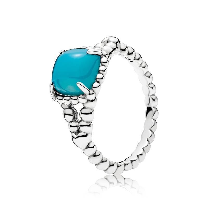 Anillo en plata de ley Espíritu Vibrante turquesa 197188NSC Anillo en plata de ley Espíritu Vibrante turquesa 197188NSC