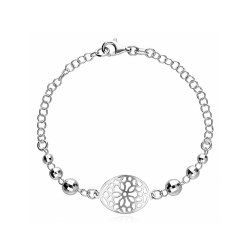 Pulsera plata de primera ley "Estú"