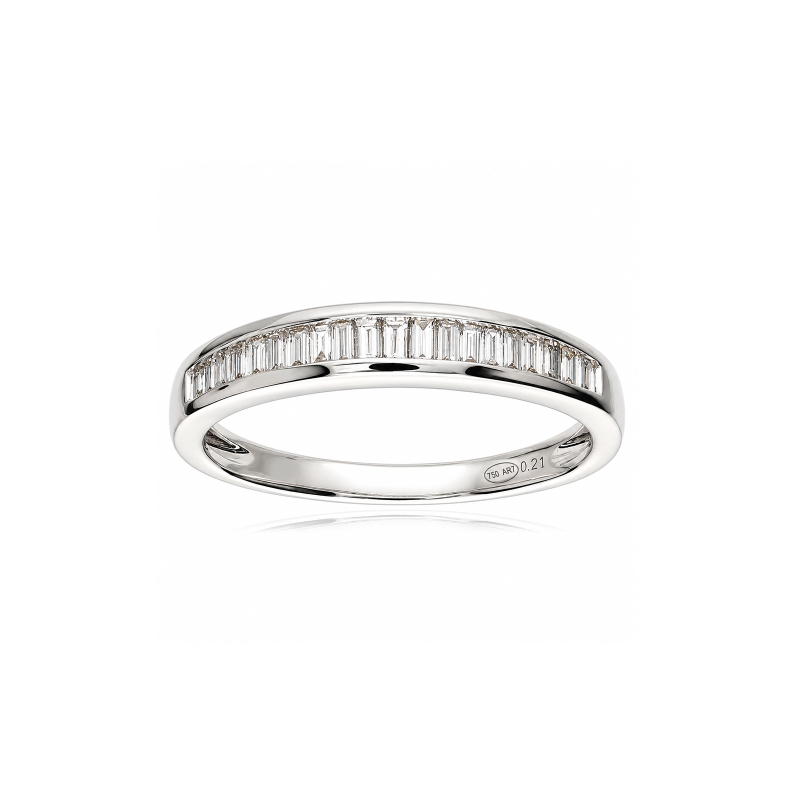 Anillo oro 18k y diamante 0.22 cts "Saivo"