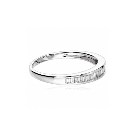 Anillo oro 18k y diamante 0.22 cts "Saivo"