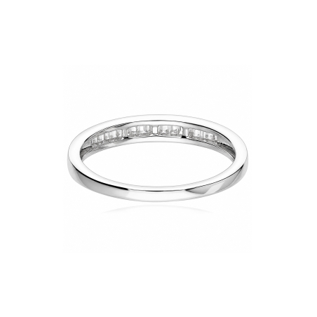 Anillo oro 18k y diamante 0.15 cts "Saivo"