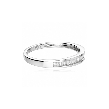 Anillo oro 18k y diamante 0.15 cts "Saivo"