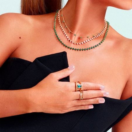 Anillo Agatha Paris verde 2280243-658-PM