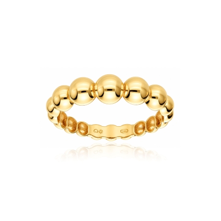 Anillo oro 9k bolitas "Juliana"