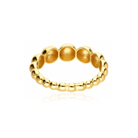 Anillo oro 9k bolitas "Juliana"