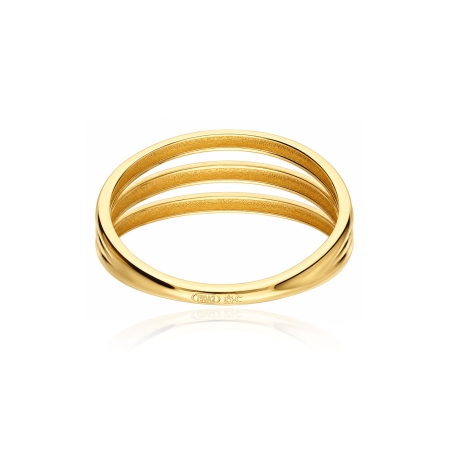 Anillo oro 18k triple "Verónica"