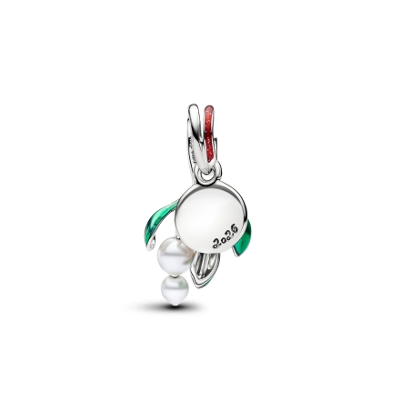 Charm Pandora muérdago navideño 735066C01