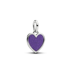 Charm Pandora corazón violeta 735088C02