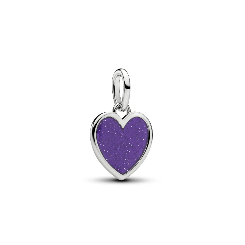 Charm Pandora corazón violeta 735088C02