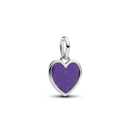 Charm Pandora corazón violeta 735088C02