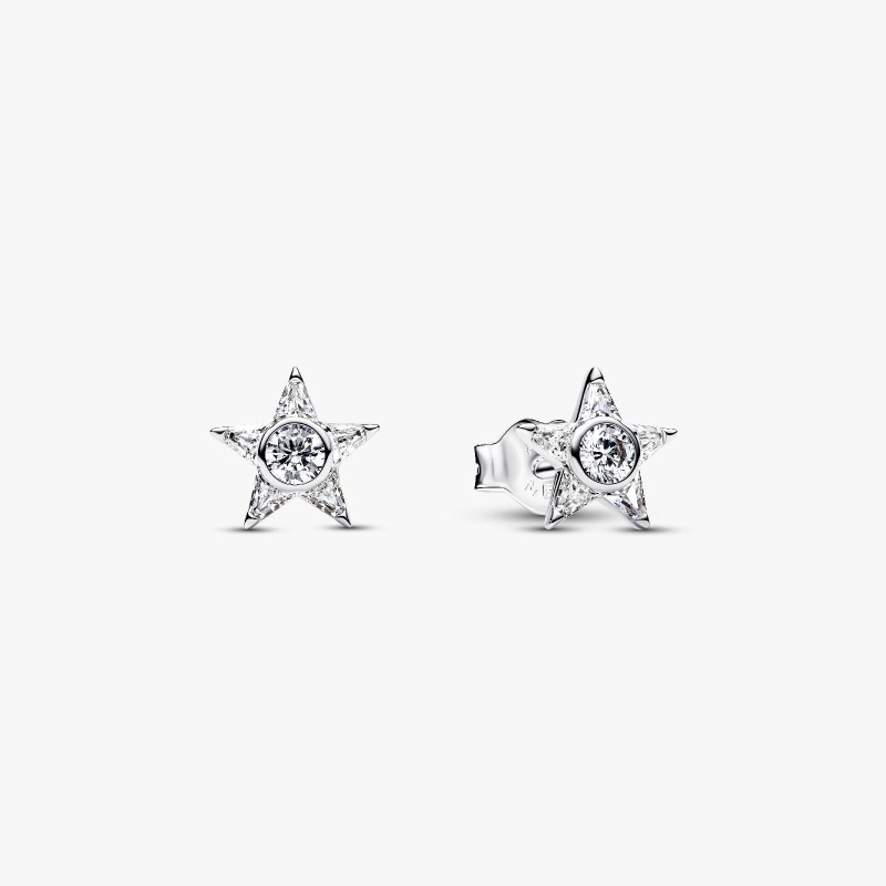 Pendientes Pandora estrella brillante 295089C01