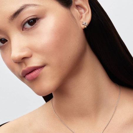Pendientes Pandora estrella triple 265050C01