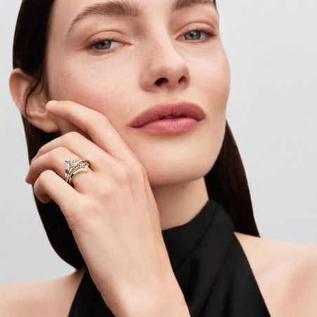Anillo Pandora estrella crossover 165079C01