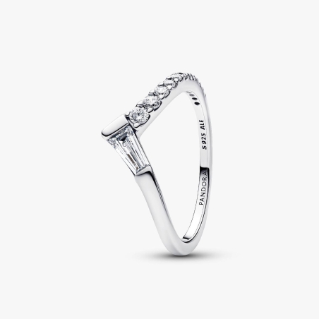 Anillo Pandora tiara baguette 195085C01