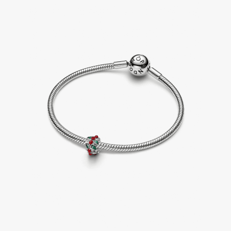 Charm Pandora acebo navideño 734974C01