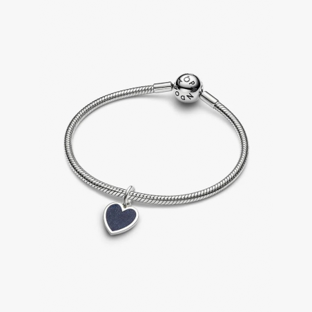 Charm Pandora corazón azul 735088C01