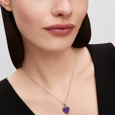 Charm Pandora corazón violeta 735088C02