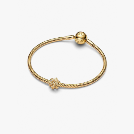Charm Pandora copo de nieve dorado 764249C01