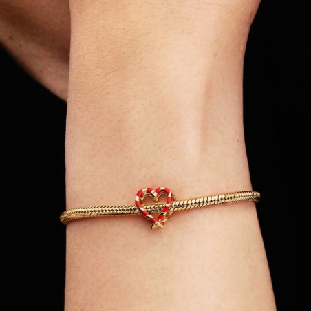 Charm Pandora caramelo corazón 765063C01