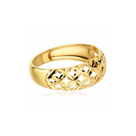 Anillo diamantado oro 18k "Alhena"
