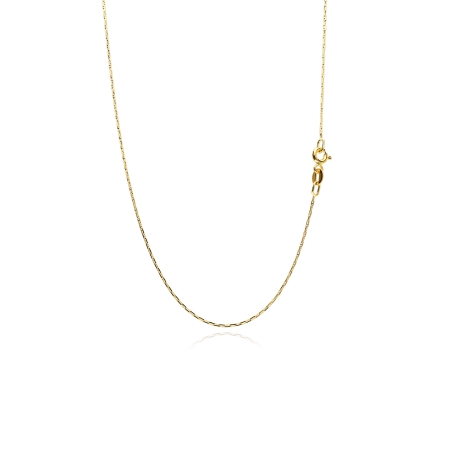 Cadena oro 18k travesino 40cm "Éclat"