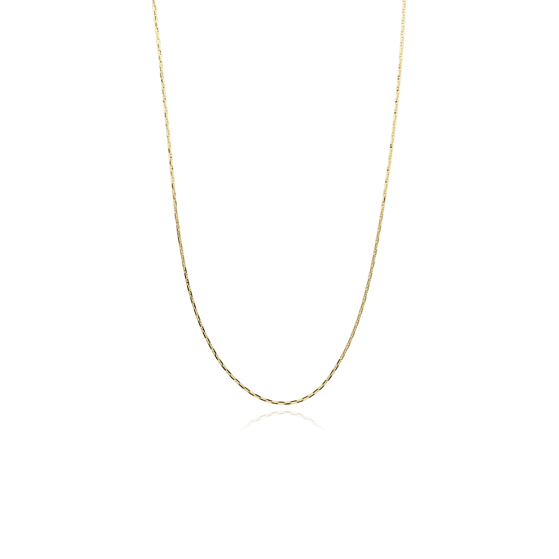 Cadena oro 18k travesino 40cm "Éclat"