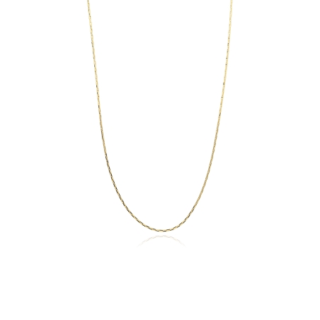 Cadena oro 18k travesino 40cm "Éclat"