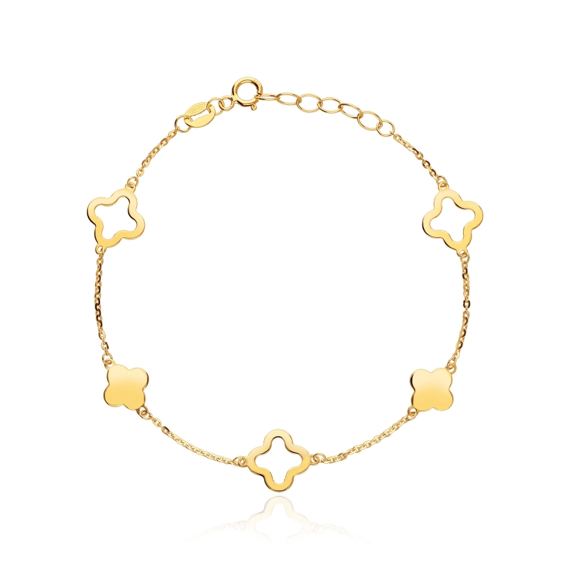 Pulsera oro 18k 19cm "Aldana"