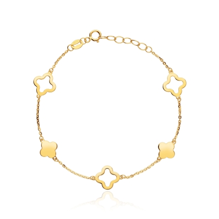 Pulsera oro 18k 19cm "Aldana"