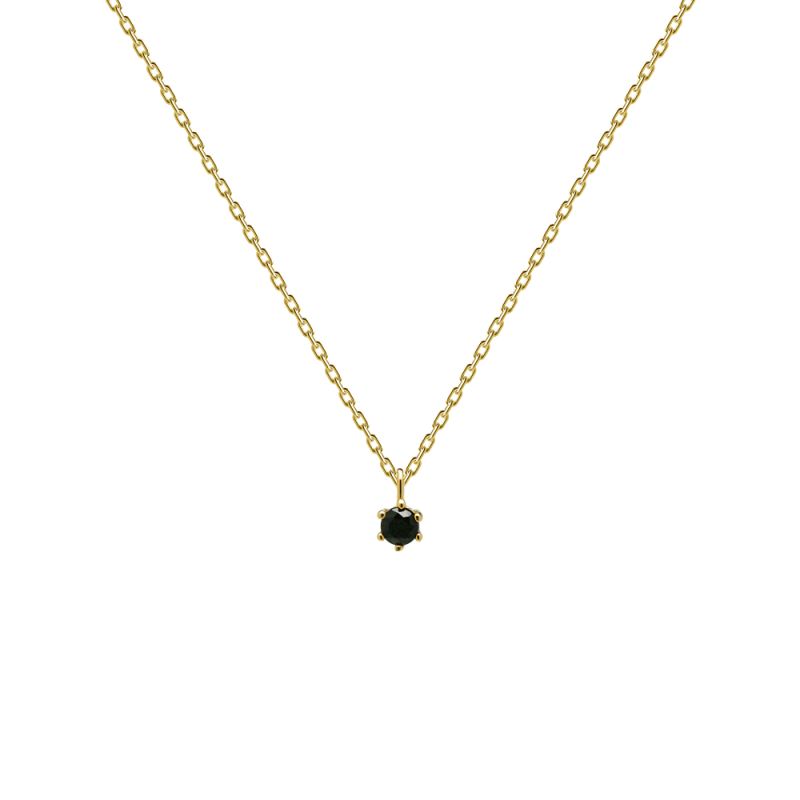 Collar Plata PDPAOLA Black Holiday Gold CO01-068 Collar Plata PDPAOLA Black Holiday Gold CO01-068