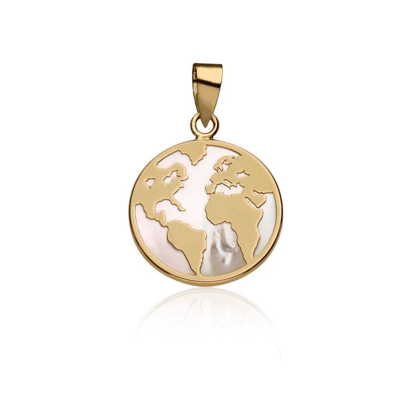 Colgante "Mundo" Oro 18k.