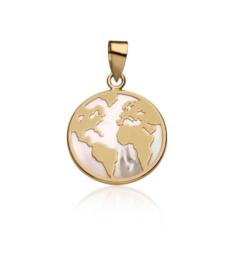 Colgante "Mundo" Oro 18k.