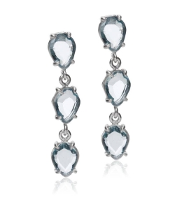 Pendientes Plata "Grecia" Azul