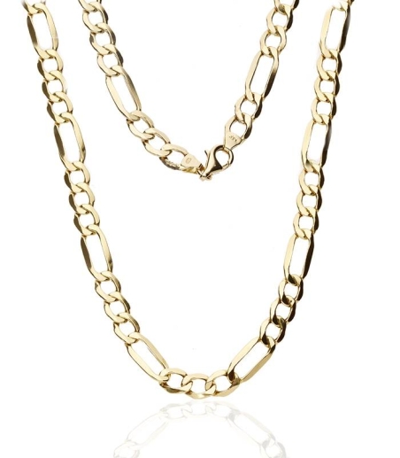 Cadena Eslabones 3x1 Oro 18k. 60cm