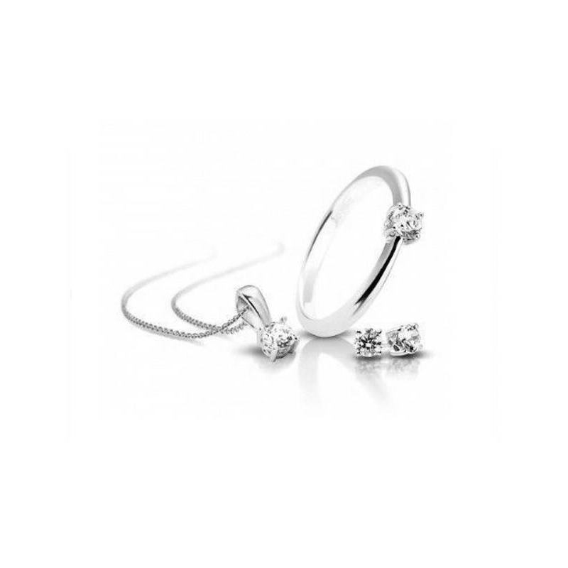Set Anillo, Pendientes y Gargantilla Diamondfire 1312001902165 Set Anillo, Pendientes y Gargantilla Diamondfire 1312001902165