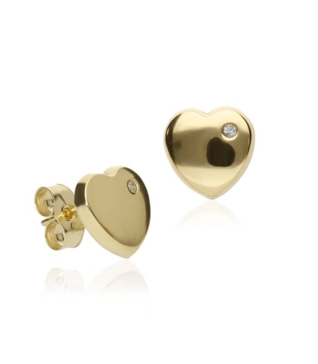 Pendientes Amore Oro 18k y Diamante