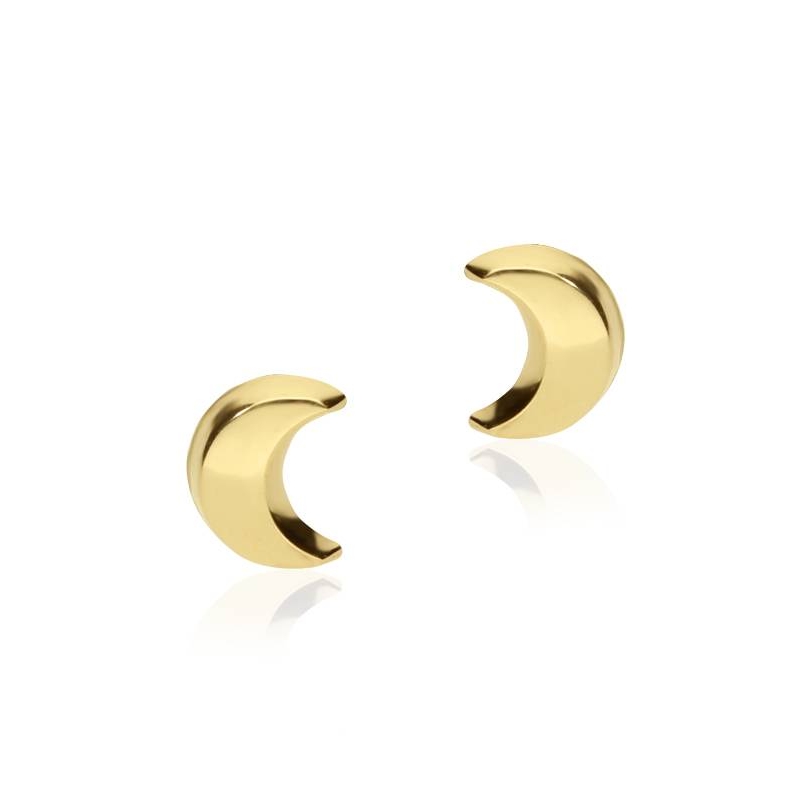 Pendientes Lunas Oro 18k