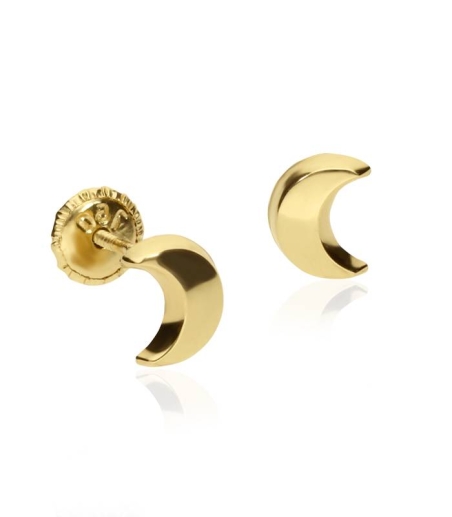 Pendientes Lunas Oro 18k