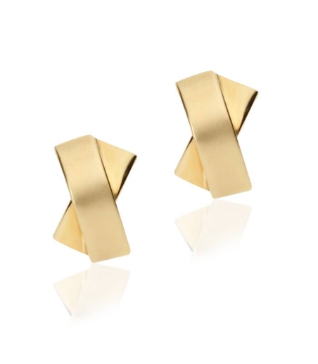 Pendientes Oro Satinado