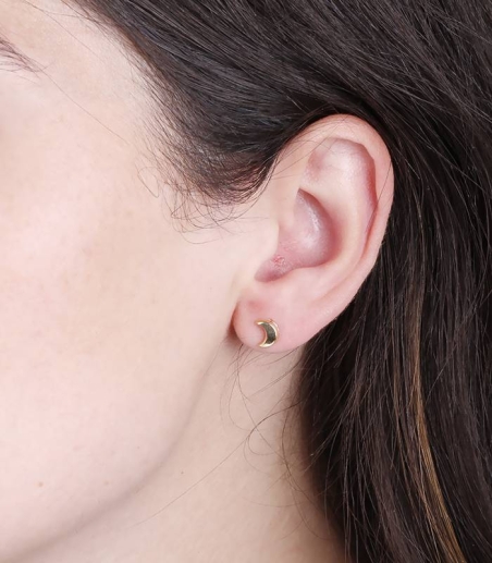 Pendientes Lunas Oro 18k