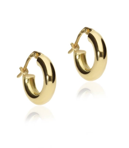 Pendientes "Eclipse" Aro Oro 18k.