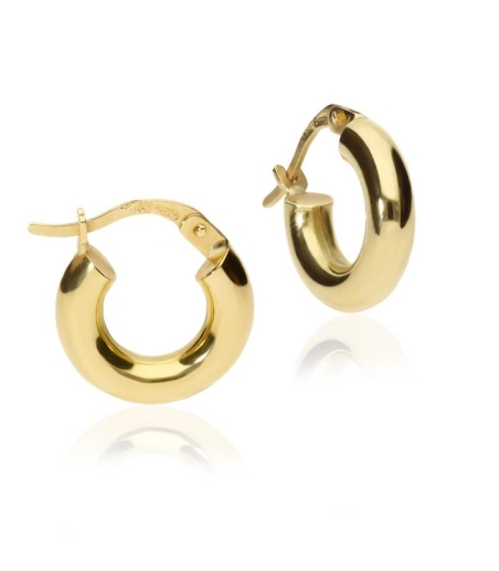 Pendientes "Eclipse" Aro Oro 18k.