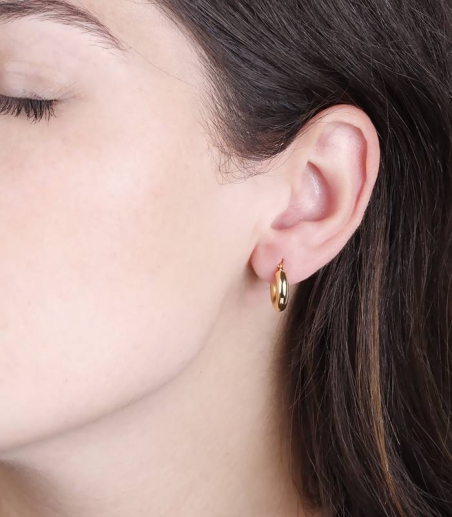 Pendientes "Eclipse" Aro Oro 18k.