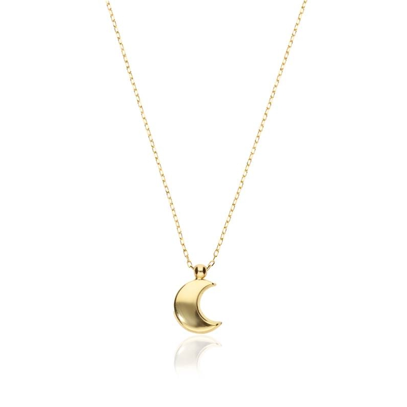 Gargantilla En Forma De Luna En Oro 18 Quilates Gargantilla En Forma De Luna En Oro 18 Quilates