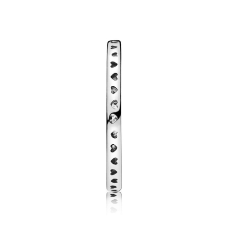 Anillo en plata de ley corazones firma pandora clearance